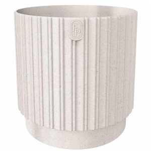 Květináč Mika Cyli Petit Eco Wood 18 bílý