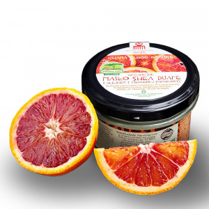 Bambucké bílé máslo s pomerančem červeným