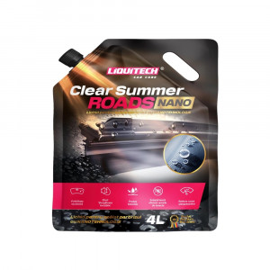 Letní kapalina do ostřikovačů s nanočásticemi ROA-LiquiTech 4L