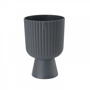 Květináč Keli Mika Petit 18, H 26,5 cm šedý
