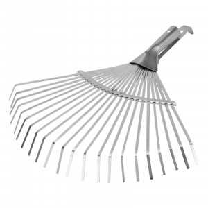 Hrábě na listy, vějířové, nastavitelné, bez rukojeti, 22 zubů, 270-460 mm