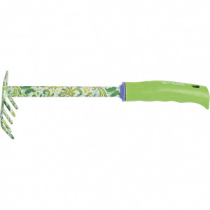 Hrábě s 5 rovnými zuby, 75x85x315, FLOWER GREEN