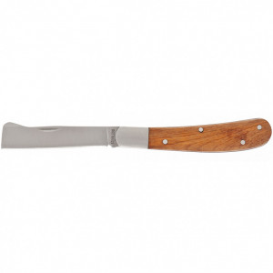 Zahradní nůž, 173 mm, skládací, dřevěná rukojeť