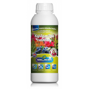 Organické listové hnojivo pro acidofilní rostliny Rokohumin