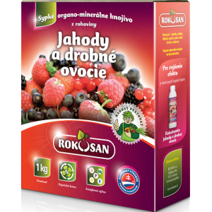 Organické tuhé hnojivo na jahody a lesní ovoce Rokosan