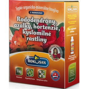 Organické tuhé hnojivo pro rododendrony a azalky Rokosan