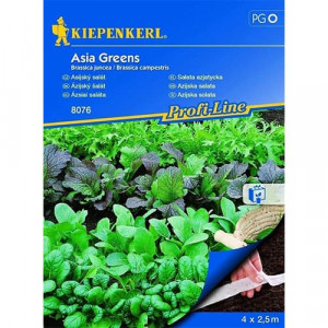 Asijský salát Asia Greens, výsevní pásek