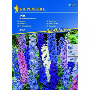 Strakonožka (Delphinium) trvalka, barevná směs