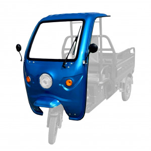 Kovová kabina – montážní sada pro elektrický tříkolový skútr